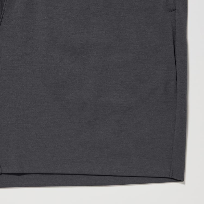 Pánské Kraťasy Uniqlo Ultra Stretch Dry-ex Šedé | ZBIXUVY-96