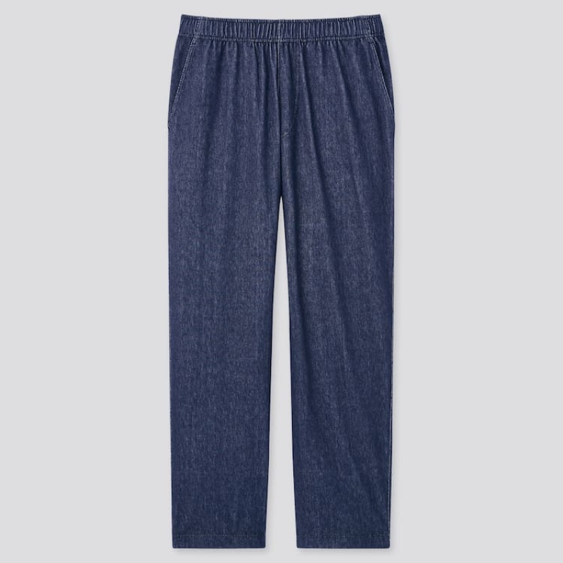 Pánské Loungewear Uniqlo Jersey Relaxed Fit Ankle Length (2021 Season) Blankyt | XVADPGI-26