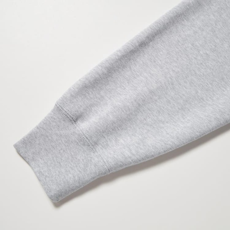 Pánské Loungewear Uniqlo Sweat Zipped Šedé | WZVDOTN-72