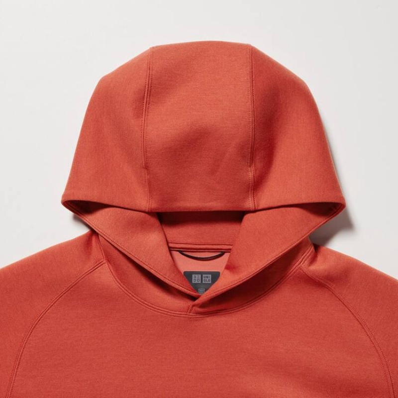 Pánské Mikina s Kapucí Uniqlo Dry Stretch Oranžové | JIVTKAY-19