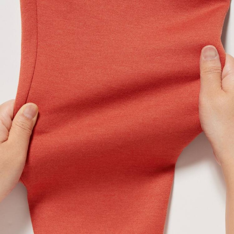 Pánské Mikina s Kapucí Uniqlo Dry Stretch Oranžové | JIVTKAY-19