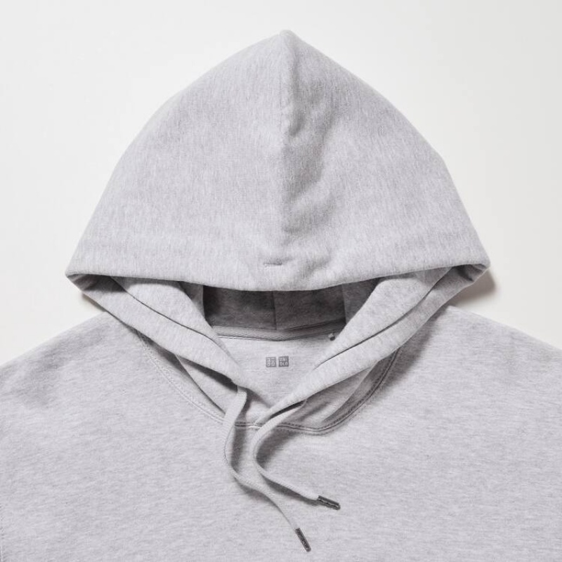 Pánské Mikina s Kapucí Uniqlo Sweat Pullover Šedé | KPWQIXG-92