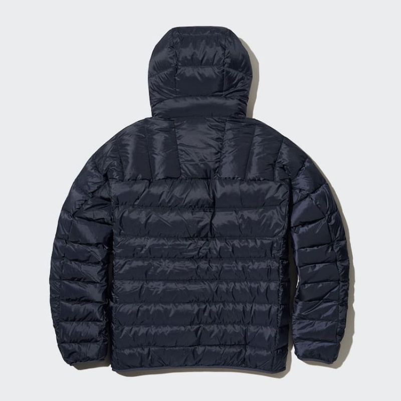 Pánské Parka Uniqlo Ultra Light Down 3d Cut Tmavě Blankyt | HENOITQ-21