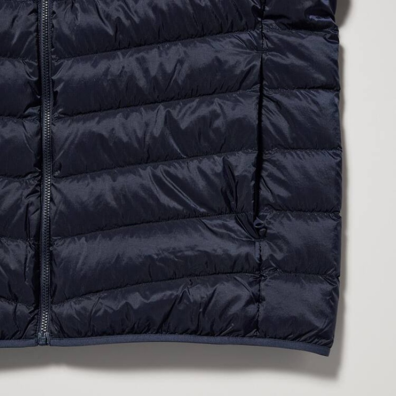 Pánské Parka Uniqlo Ultra Light Down 3d Cut Tmavě Blankyt | HENOITQ-21