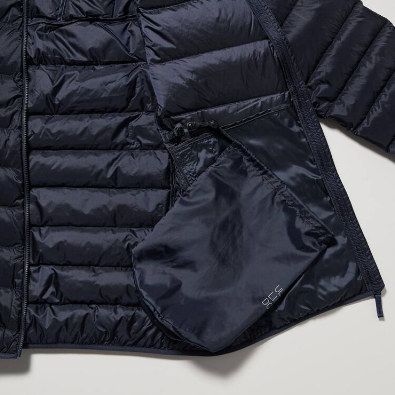 Pánské Parka Uniqlo Ultra Light Down 3d Cut Tmavě Blankyt | HENOITQ-21