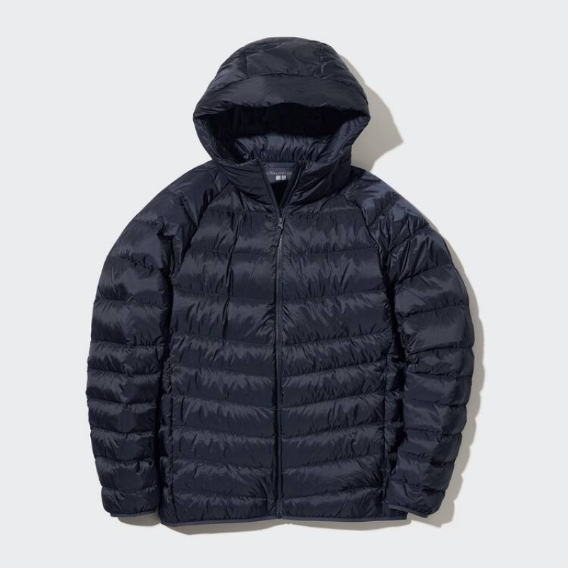 Pánské Parka Uniqlo Ultra Light Down 3d Cut Tmavě Blankyt | HENOITQ-21