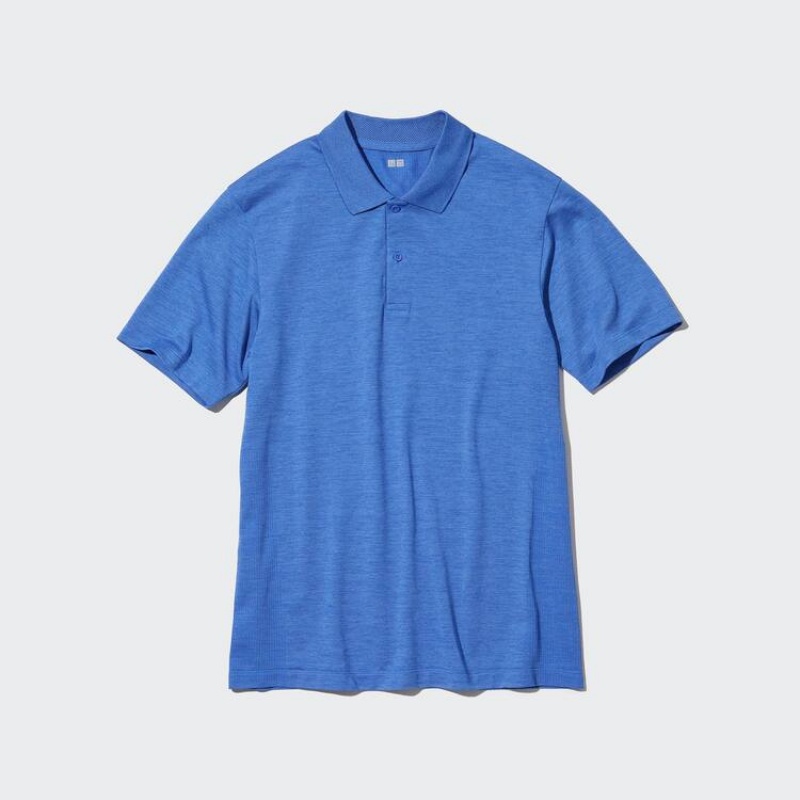 Pánské Polo Triko Uniqlo Dry-ex Blankyt | KZYCSJI-60