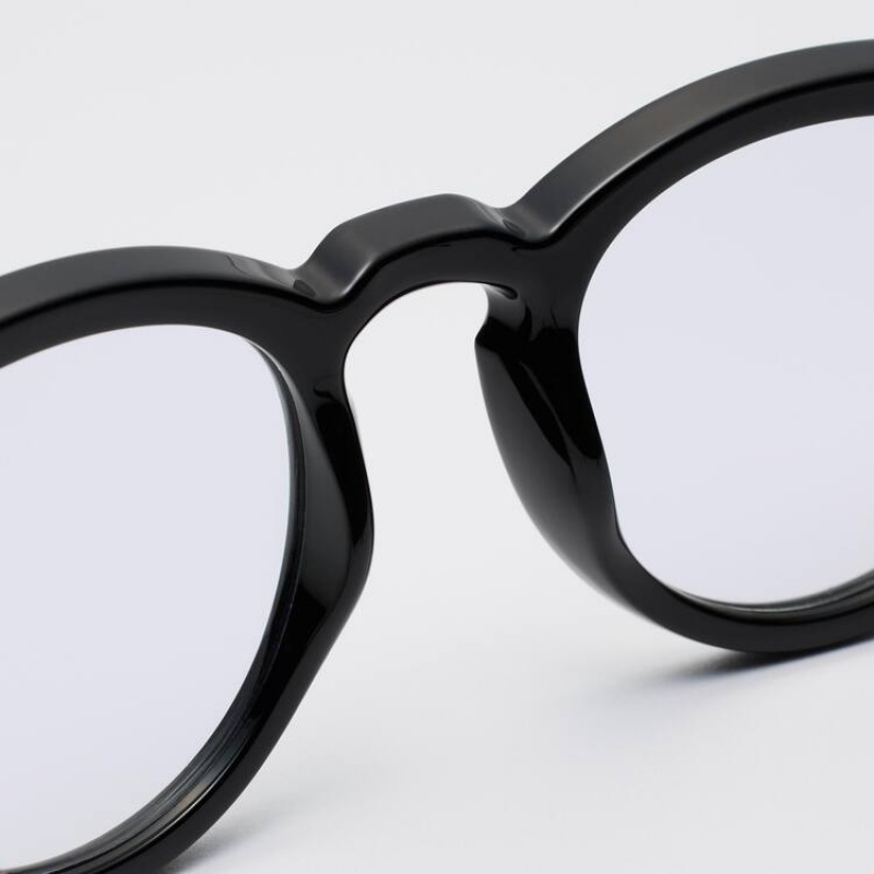 Pánské Sluneční Brýle Uniqlo Boston Sunglasses Černé | OTVZPXU-57