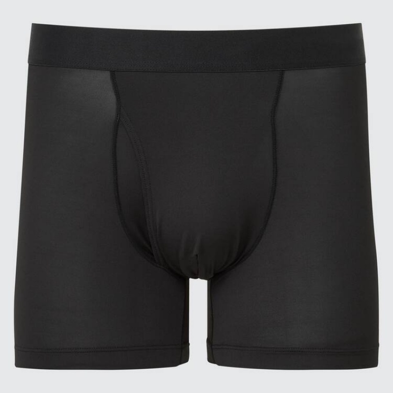 Pánské Spodní Prádlo Uniqlo Airism Boxers Černé | ZSDTCOR-58