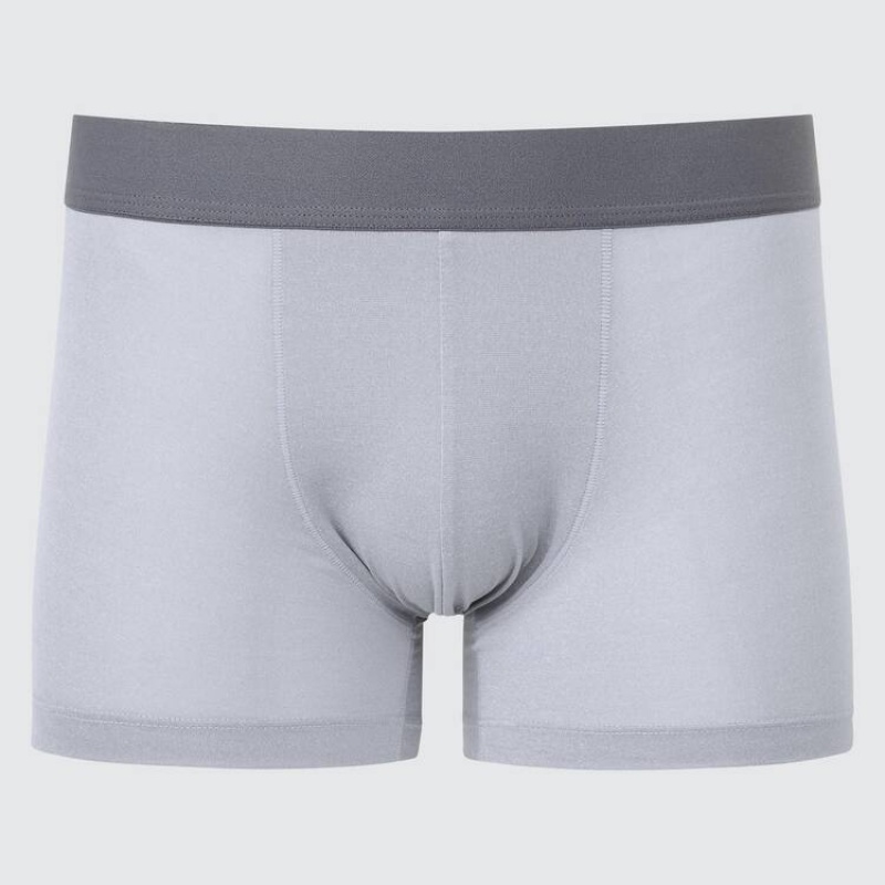 Pánské Spodní Prádlo Uniqlo Airism Heather Low Rise Boxers Světle Šedé | OPEYQZL-21