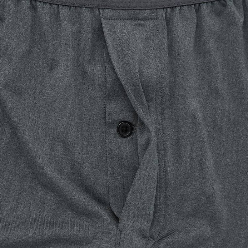 Pánské Spodní Prádlo Uniqlo Airism Loose Fit Heather Boxers Šedé | JUZQCYT-56