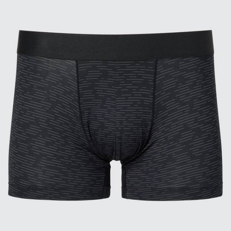 Pánské Spodní Prádlo Uniqlo Airism Low Rise Boxers Černé | VROPAGE-60