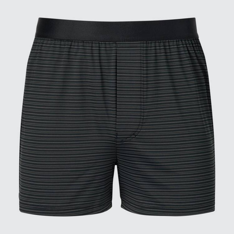 Pánské Spodní Prádlo Uniqlo Airism Trunks Černé | ODSWZAX-62