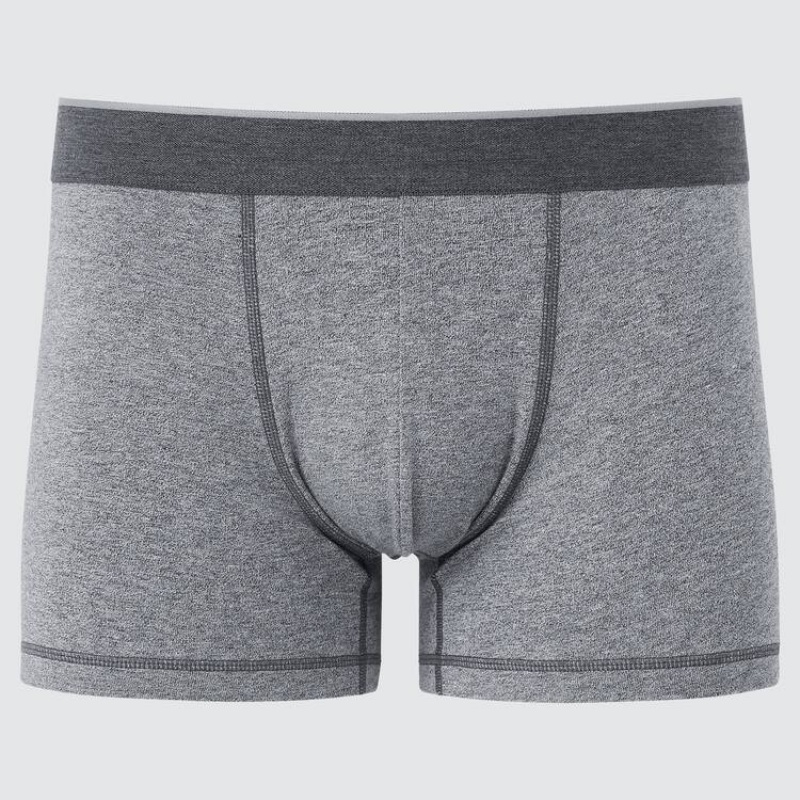 Pánské Spodní Prádlo Uniqlo Supima Bavlněné Low Rise Boxerské Šedé | RBZUSOJ-62