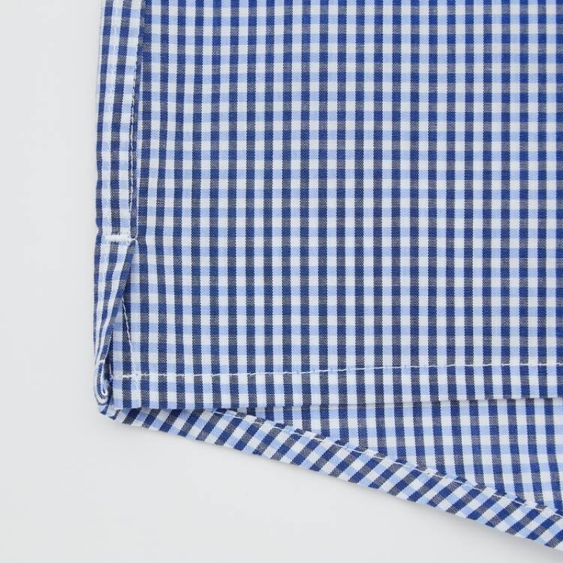 Pánské Spodní Prádlo Uniqlo Woven Multicoloured Checked Boxerské Blankyt | BELVUJP-29