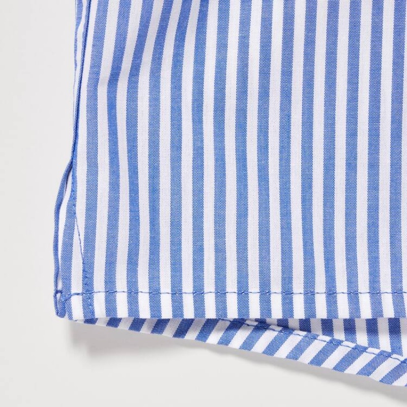 Pánské Spodní Prádlo Uniqlo Woven Pruhovaný Boxerské Blankyt | FTEJAYO-09