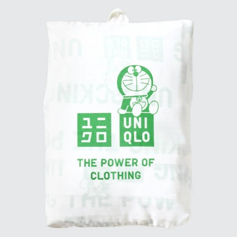 Pánské Tašky Uniqlo Doraemon Ut Recycled Pocketable Bílé | ATPKVBQ-42