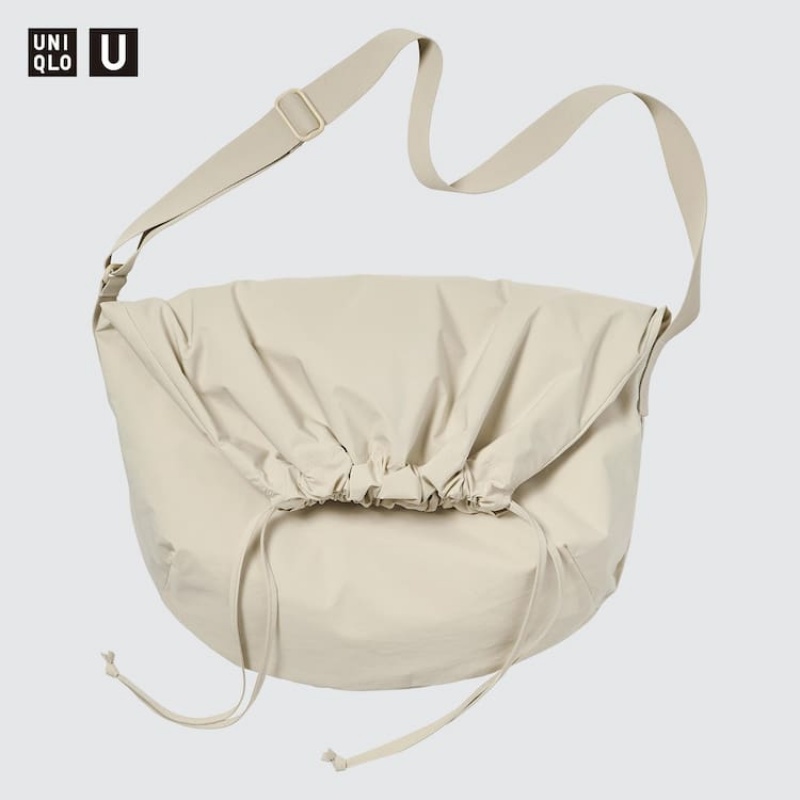 Pánské Tašky Uniqlo U Drawstring Shoulder Béžový | HUWZDAK-80