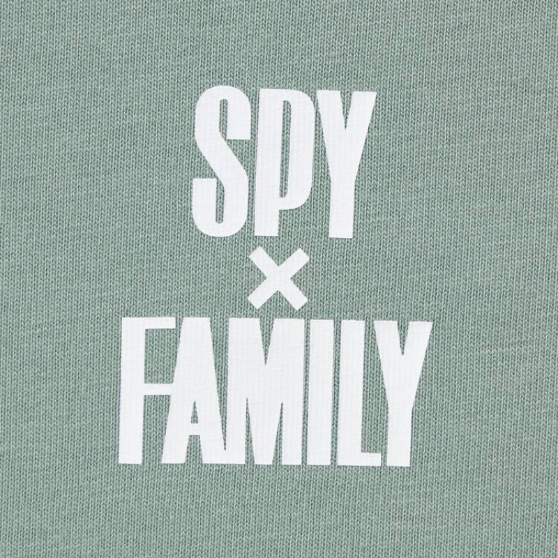 Pánské Tričko Uniqlo Spy X Family Ut Grafická Zelene | HFAXIVS-24