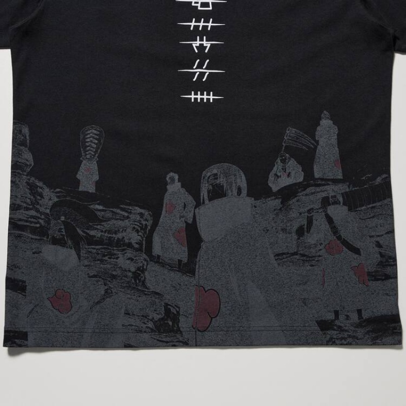 Pánské Tričko Uniqlo Ut Archive Naruto Grafická Černé | JQZBUMK-79